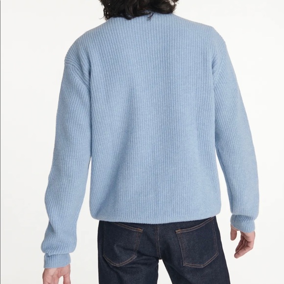 The Kooples Paris CrewNeck Cashmere Blended Mens Sweater XL - Picture 5 of 13